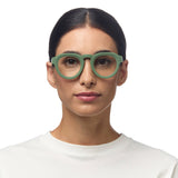 okkia okkia occhiale da lettura mod zeno soft touch anti luce blu verde diottrie 2 50 ean 8056211370953