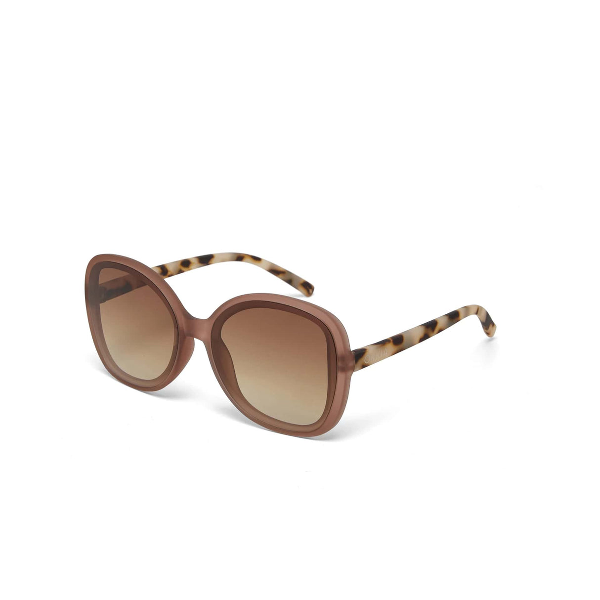 okkia okkia occhiale da sole premontato butterfly mod anna traslucent pink clear havana ean 8055773198067