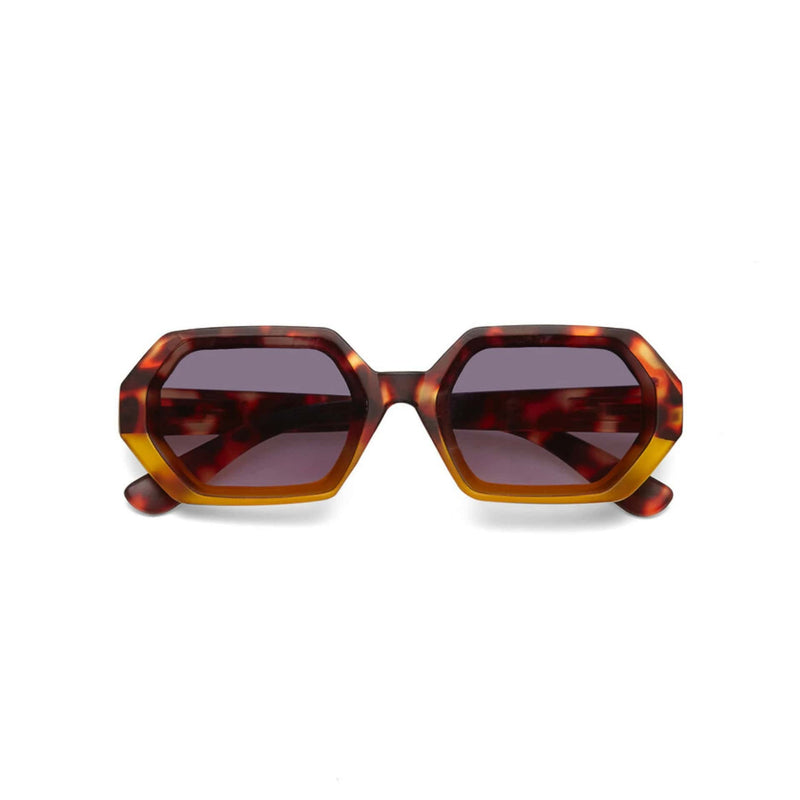 okkia okkia occhiale da sole premontato esagonale mod andrea havana yellow ean 8055773193741