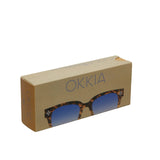 okkia okkia occhiale da sole premontato mod giovanni havana yellow w yellow finals ean 8055773195615