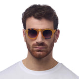 okkia okkia occhiale da sole premontato mod zeno yellow with 3 points havana ean 8055773197237