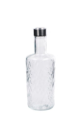 regalo italiano regalo italiano bottiglia ass 1 lt d 9 cm h 275 cm acciaio vetro trasparente 1 pz ean 8057586201712