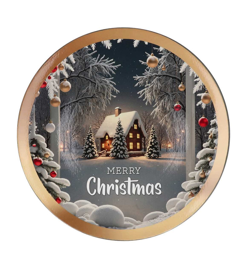 regalo italiano regalo italiano sottopiatto merry christmas natale tondo plastica d 33 cm ass multicolor 1 pz ean 8057586115118