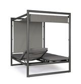bizzotto bizzotto daybed konnor antracite struttura alluminio 213 x 149 x 196 cm tessuto idrorepellente ean 8051836690134