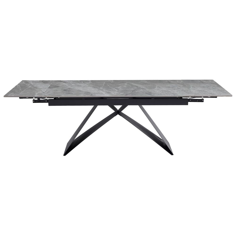 di mo commerciale di mo commerciale tavolo allungabile darren 160 240 x 90 h 77 cm piano in ceramica grigio design moderno ean 8010402507924