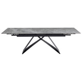 di mo commerciale di mo commerciale tavolo allungabile darren 160 240 x 90 h 77 cm piano in ceramica grigio design moderno ean 8010402507924