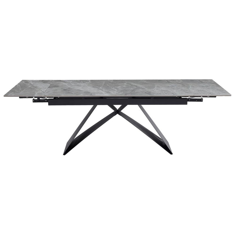 di mo commerciale di mo commerciale tavolo allungabile darren 160 240 x 90 h 77 cm piano in ceramica grigio design moderno ean 8010402507924