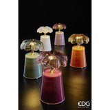 edg enzo de gasperi edg enzo de gasperi lampada da tavolo lily h 1750 cm d 11 cm ip20 pink scatola regalo ean 8059824607843