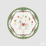 edg enzo de gasperi edg enzo de gasperi servizio piatti natale xmas 24 pz in ceramica rosso verde piano fondo dessert e ciotole ean 8059824668127