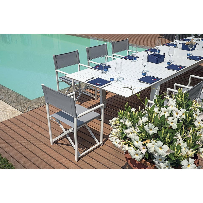 moia greenwood moia greenwood tavolo santorini allungabile 265330398x110 cm alluminio bianco tavolo outdoor design moderno estensibile ean 8013054834981