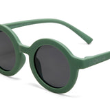 okkia okkia occhiale baby da sole premontato tondo colore green sage 6 10 anni ean 8056211375842