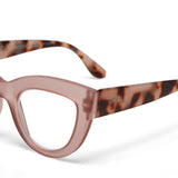 okkia okkia occhiale da lettura mod claudia premontato gatto soft touch pink havana diottrie 3 00 ean 8055773193055