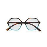 okkia okkia occhiale da lettura mod valencia premontato soft touch spring anti luce blu havana blue diottrie 2 00 ean 8056211374623
