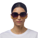 okkia okkia occhiale da sole premontato butterfly mod anna havana yellow ean 8052862288937