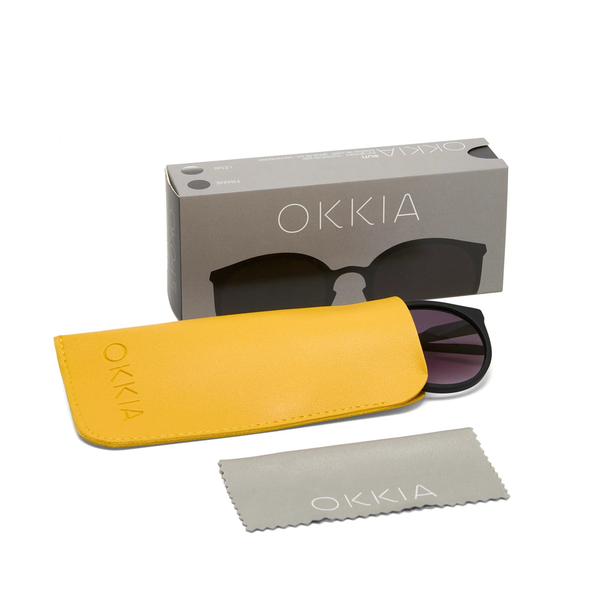 okkia okkia occhiale da sole premontato mod berlino black ean 8056211371271