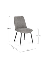 bizzotto bizzotto sedia cora nero grigio scuro ean 8051836573567