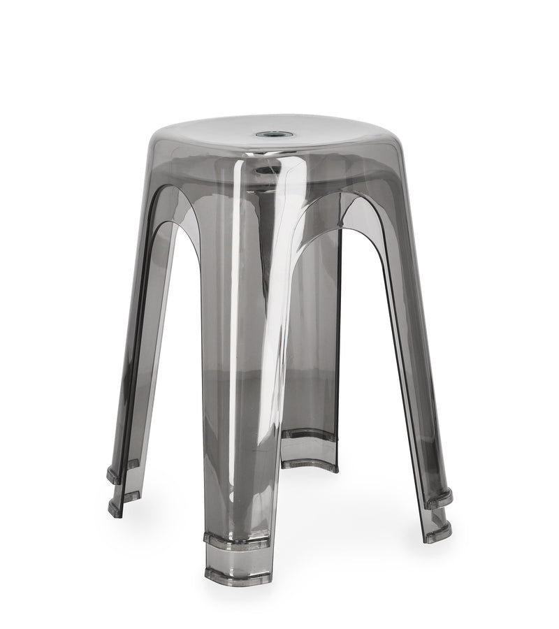 bizzotto bizzotto sgabello sonny h 465 cm grigio trasparente ean 8051836671751