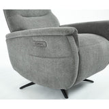 di mo di mo poltrona relax jacquelin in tessuto grigio scuro con regolazione elettrica poltrona comfort recliner ean 8010402506804