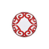 guzzini guzzini set 6 posti tavola harmonia natalizia porcellana bianco rosso 18 pz ean 8008392412441