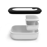guzzini guzzini set lunch box da viaggio storego con posate rosa ean 8008392402312