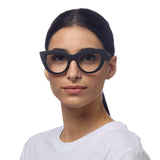 okkia okkia occhiale da lettura mod claudia premontato gatto soft touch spring nero diottrie 1 00 ean 8055773192911