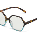 okkia okkia occhiale da lettura mod valencia premontato soft touch spring anti luce blu havana blue diottrie 1 50 ean 8056211374616