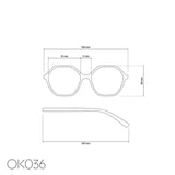 okkia okkia occhiale da lettura mod valencia premontato soft touch spring anti luce blu havana diottrie 2 00 ean 8056211374227
