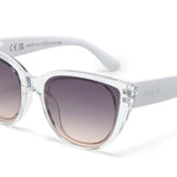 okkia okkia occhiale da sole premontato gatto lite mod silvia montatura trasparente lenti black ean 8056211375347