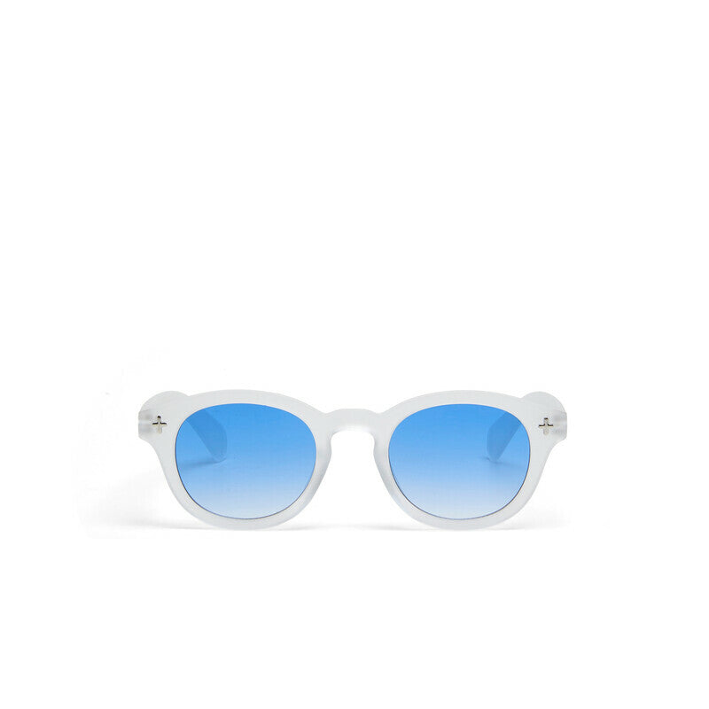 okkia okkia occhiale da sole premontato mod milano soft touch traslucent clear lenti blue ean 8056211375705