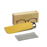 okkia okkia occhiale da lettura mod bologna premontato soft touch classic havana diottrie 2 50 ean 8056211374135