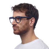 okkia okkia occhiale da lettura mod giovanni premontato soft touch spring anti luce blu magframe midnight diottrie 1 50 ean 8056211370724