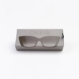okkia okkia occhiale da sole premontato gatto big frame mod claudia black ean 8052862284830