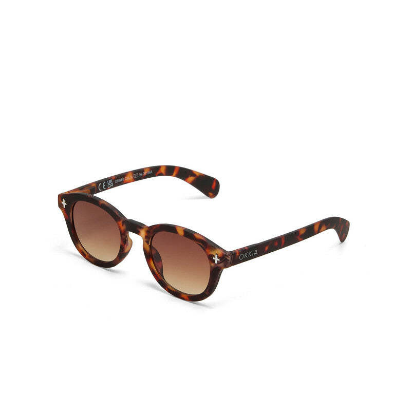 okkia okkia occhiale da sole premontato mod milano soft touch classic havana lenti brown ean 8056211375644