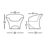 plust plust sofa ohla colore pietra