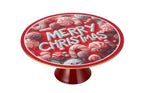 regalo italiano regalo italiano alzata tonda natale plastica d 33 cm h 14 cm ass multicolor 1 pz ean 8057586115194