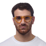 okkia okkia occhiale da lettura mod zeno soft touch anti luce blu giallo havana diottrie 2 00 ean 8055773197091