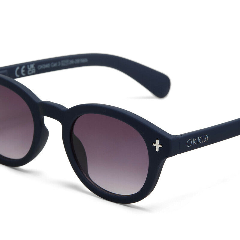 okkia okkia occhiale da sole premontato mod milano soft touch midnight lenti black ean 8056211375651
