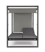 bizzotto bizzotto daybed konnor antracite struttura alluminio 213 x 149 x 196 cm tessuto idrorepellente ean 8051836690134