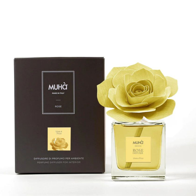 Muhà Raumduftspender Rosa Gelb Traube und Feige 100ml