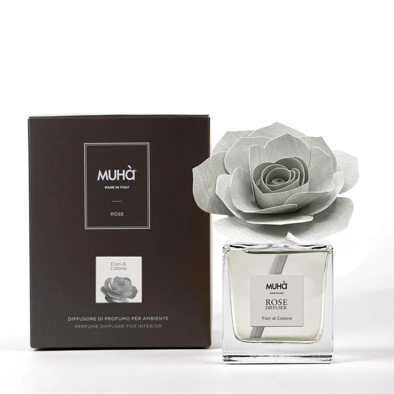 Muhà Raumdiffusor Rosa Grigia Baumwollblüten 100ml