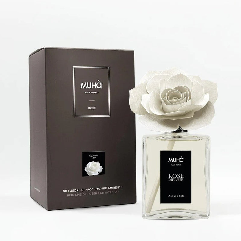 Muhà Duftdiffusor Rose Wasser und Salz 200ml