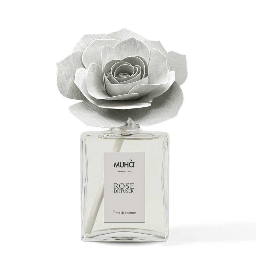 Muhà Raumduftzerstäuber Diffusor Rosen Baumwollblüten 200 ml