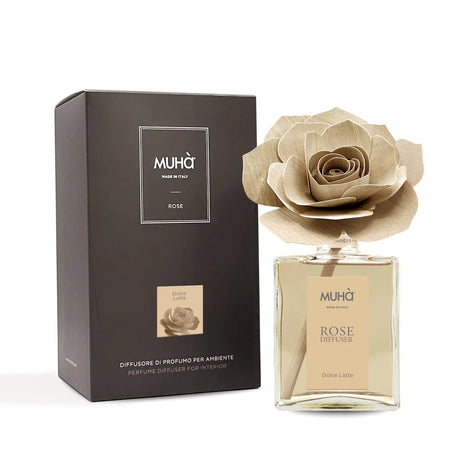 Muhà Diffuser Blumendiffusor Rose Sweet Milk 200ml