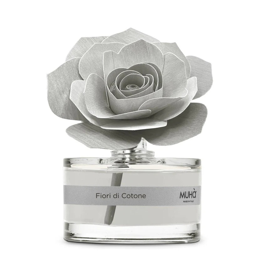 Muhà Raumdiffusor Rosa Grigia Bonbonniere Baumwollblüten 50 ml
