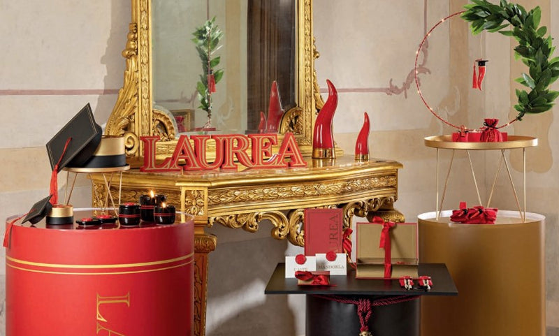 Cupido&Co. Abschlusskappe mit Tüte 70 x 90 Mm Rot 12 Stk