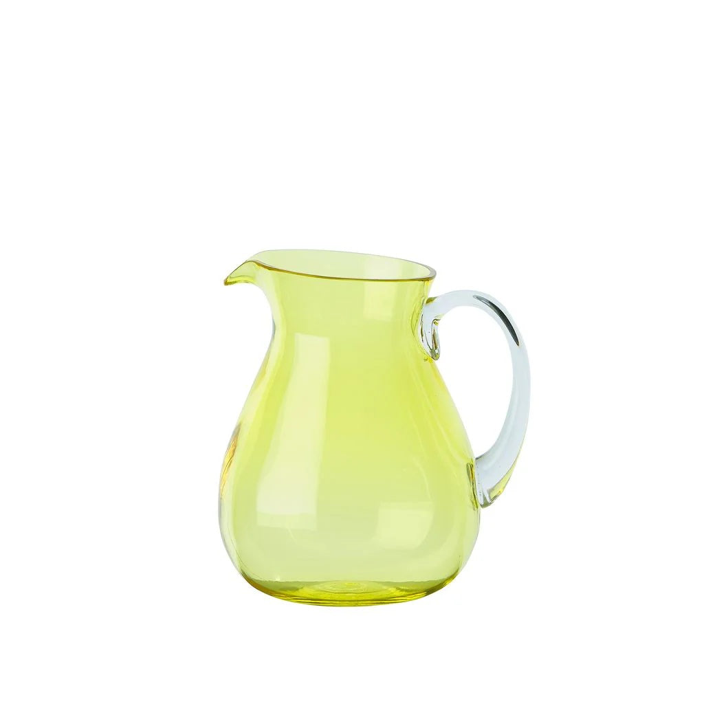 Zani Serafino Caraffa Synth Small Pitcher Farbe Transparent Gelb aus Methacrylat 1 Lt