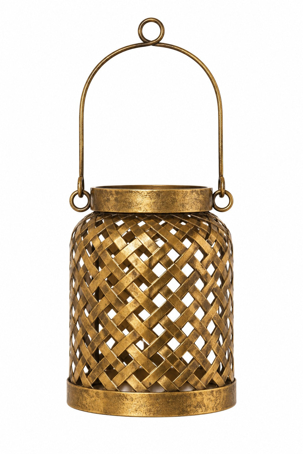 ARPIMEX Laterne Kerzenhalter 13,5 x 12,5 x 15,5 cm Metall Gold