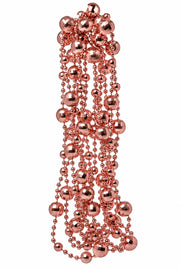 ARPIMEX Weihnachtsperlenkette aus Kunststoff Ø 14 mm 2,7 m Rosa