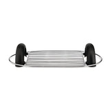 Alessi Toaster Toru Schwarz aus Edelstahl und Thermoplastharz
