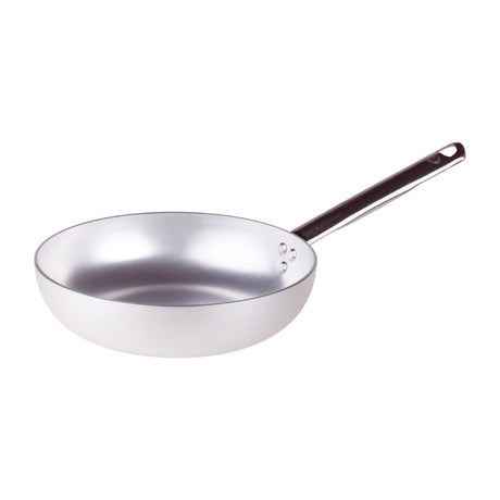 AGNELLI Schräge Pfanne aus Aluminium mit 1 Griff aus Edelstahl D 20 Cm